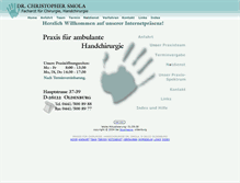 Tablet Screenshot of dr-smola.de